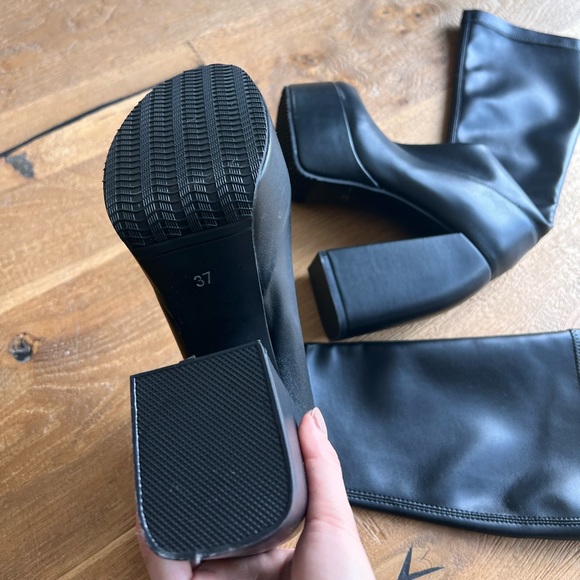 Platform knee high boots - size 37 - Picture 4 of 4